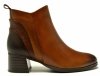 Botki 40 MARCO TOZZI skóra 25348 camel brąz skórzane niski obcas